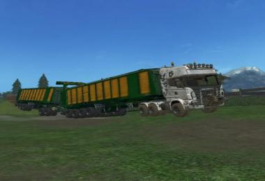 MBJ chopped semitrailers incl. Dolly v1