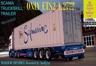 Scania Truckskill Trailer Reworked FOR ETS2 1.27 ONLY