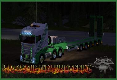 TRUCK SCANIA R1000 6X4 AND DOLL TRANSLYRE TFSGROUP