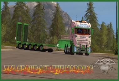 TRUCK SCANIA R1000 6X4 AND DOLL TRANSLYRE TFSGROUP