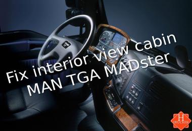 FIX INTERIOR VIEW CABIN MAN TGA MADSTER BY H.TRUCKER