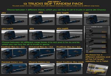 BDF Tandem Truck Pack v77 (1.27)