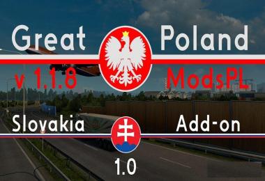 Great Poland v1.1.8 by ModsPL + Slovakia Add-on v1.0