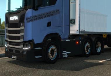 Plastic Parts + New Engines for Scania S v1.0