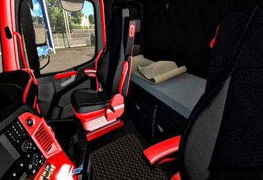 The interior of the Redline for Mercedes Actros MP4