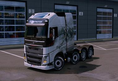 Exclusive coloration from the MB Actros 2014 8x4 to all trucks