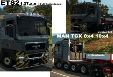 MAN TGX 8x4 10x4 ETS2 1.27.2.x
