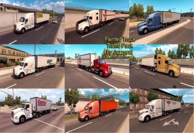 Painted Truck and Trailers Traffic Pack by Jazzycat v1.1