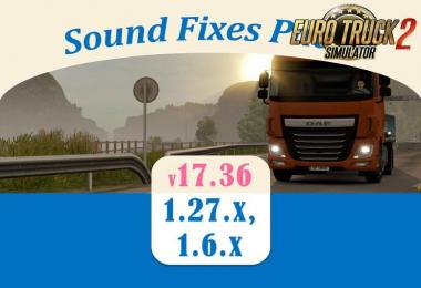 Sound Fixes Pack v 17.36.1 for ETS