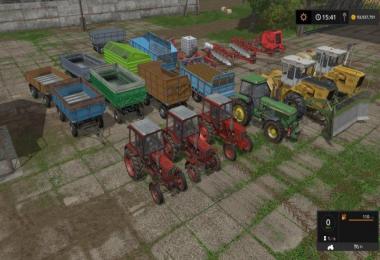 Tractors + Trailers + Tools Pack v1.0