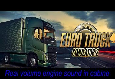 Real volume engine sound in cabine v1.0