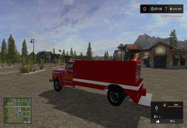 1972 Ford f600 Fire truck v1.0