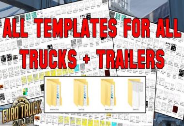 All Truck + Trailer Templates Collection Pack [50 + Template]