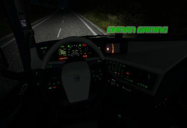 Green Dashboard For Volvo FH16 2012 Updated 1.27.2