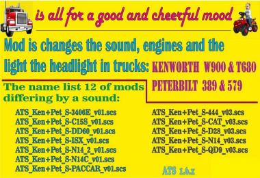 Mods for Peterbilt and Kenworth