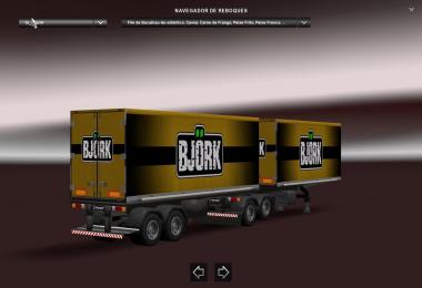 Cargo and Traffic Double Trailers for ETS2 1.28