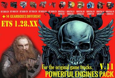 Pack Powerful engines + gearboxes v11 for 1.28.x