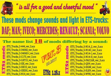 Sounds for trucks ETS v1.0