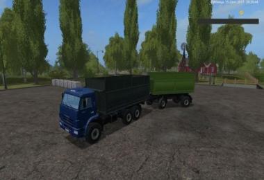 Kamaz 68900R and trailer v1.1