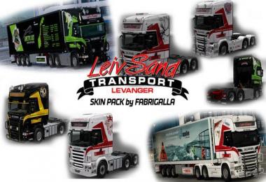 Leiv Sand Skin Pack for RJL’s Scania RS 1.28