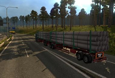 PACK CARGO DOUBLE TRAILERS ETS2 1.28