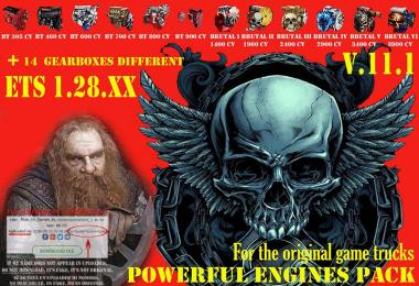 Pack Powerful engines + gearboxes v11.1 for 1.28.x