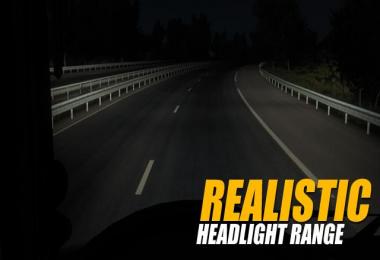 Realistic Headlight Range v0.9 1.28