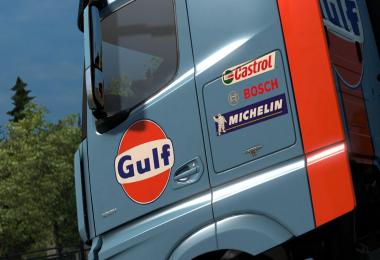 Skin Gulf for Mercedes-Benz Actros MP4 1.28.x