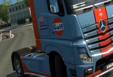 Skin Gulf for Mercedes-Benz Actros MP4 1.28.x