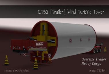 Trailer Wind Turbine Tower 1.27-1.28x