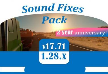 [ATS] Sound Fixes Pack v17.71 – Anniversary edition