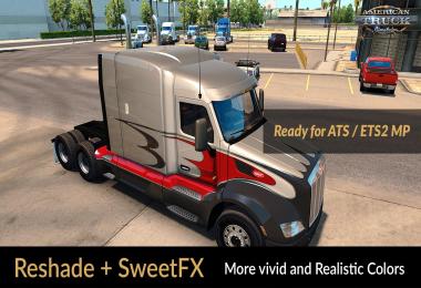 Reshade and SweetFX: More vivid and Realistic Colors v1.9.2 for ATS