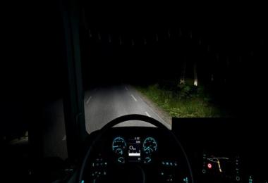 Scania RJL CMI Blue dashboard light v1.1 (1.28.x) 