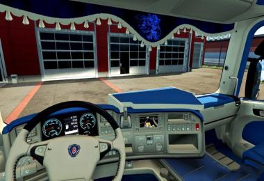 Scania RJL CMI Blue Interior v1.0