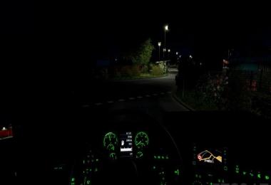 Scania RJL CMI Green dashboard light v1.1 (1.28.x) 