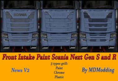 Front intake Paint scania Next Gen v2.0