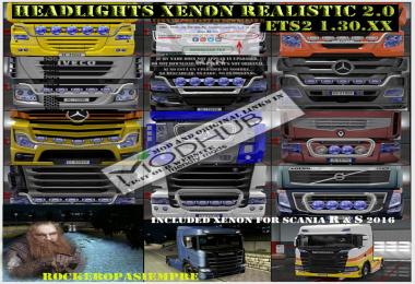 Headlights Xenon Realistic by Rockeropasiempre v2.0