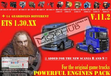 Pack Powerful engines + gearboxes v11.2 for 1.30.x