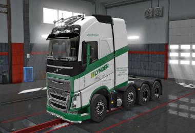 Pack skins real oversized - heavy companies for Volvo FH 16 1.28.x