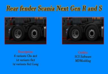 Rear fender Scania next Gen beta beta
