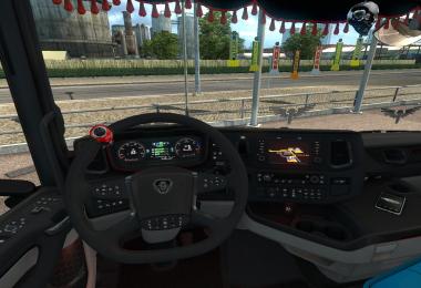 Scania Next Gen Red Dashboard 1.30