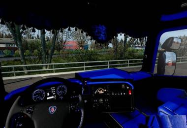 Scania RJL CMI Blue/Black Interior 1.28.x