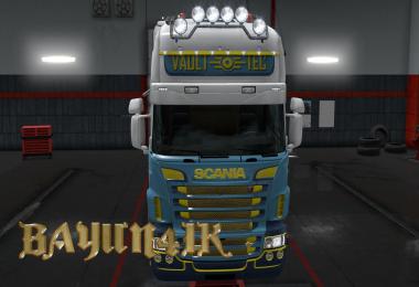 Scania R&S Topline Vault-tec skin 1.28.x