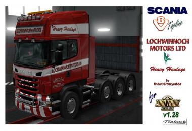 Scania V8 Topline – Lochwinnoch Motors Texture (RJL) v1