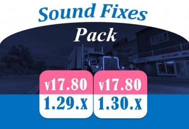 Sound Fixes Pack v17.80 for ATS [1.29]