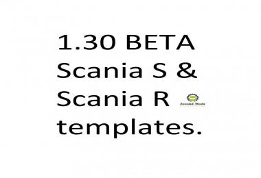 Templates for Scania S & Scania R series 1.30