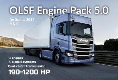 Engine Pack for Scania R & S 2017 v5.0 [1.30.x]