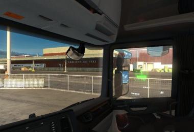 Glass reflection addon for New Scania Dashboard Mod v1.0