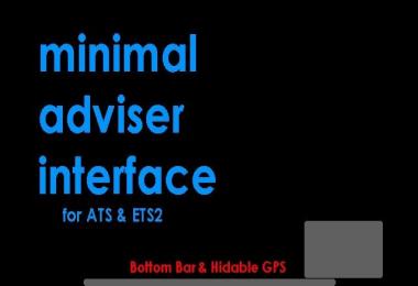 Minimal Adviser Interface for ATS & ETS2 1.30