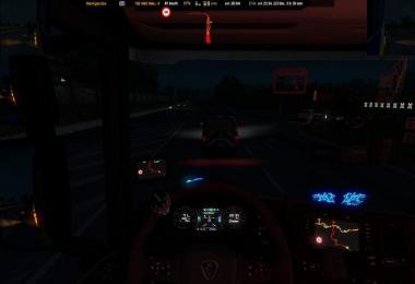 Scania NextGen S_R Blue Backlight Dashboard v1.0
